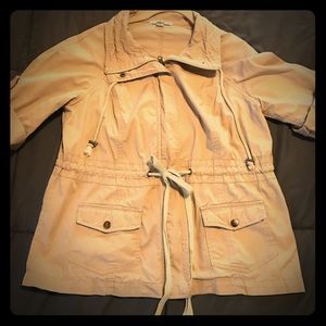 Papaya Khaki zip short sleeve